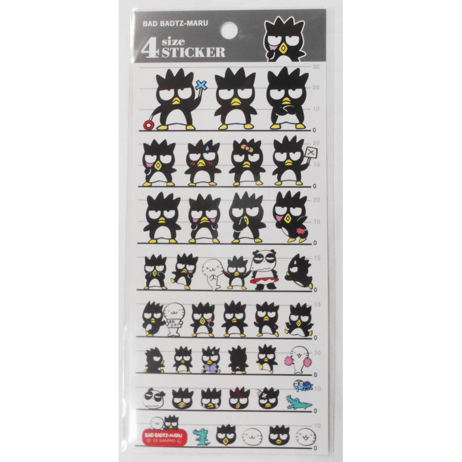 カミオジャパン サンリオキャラクターズ 4size STICKER バッドばつ丸