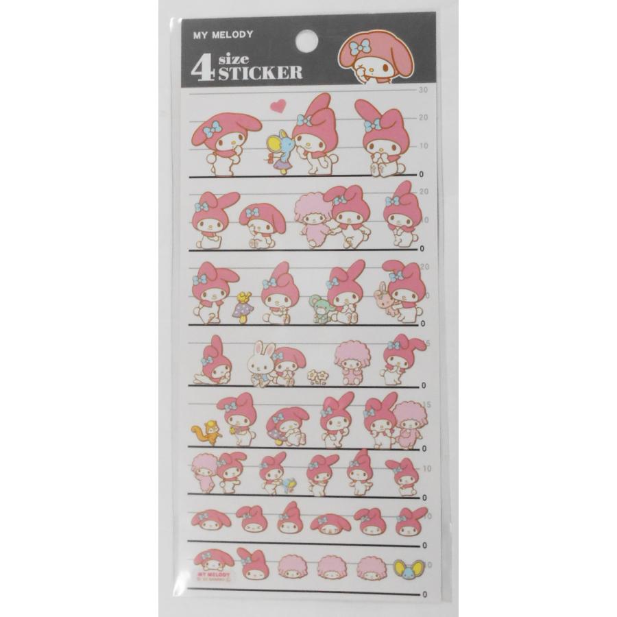 カミオジャパン サンリオキャラクターズ 4size STICKER マイメロディ