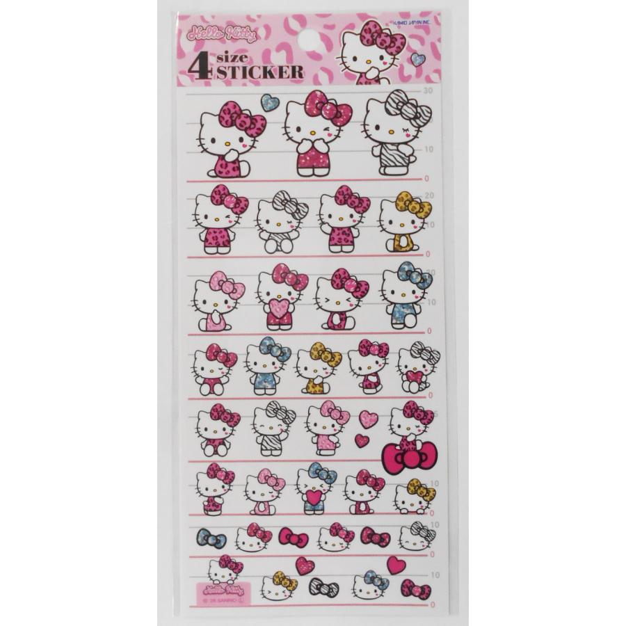 カミオジャパン ハローキティ 4サイズステッカー 4size STICKER