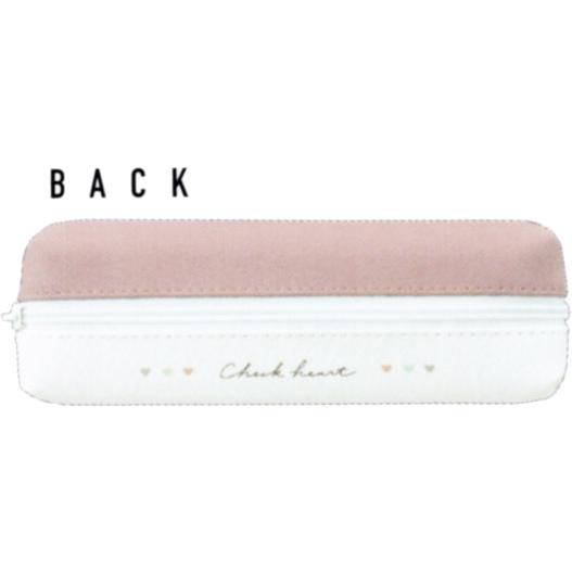 CRUX（クラックス） 筆箱 2ルームペンケース CHECK HEART 100978