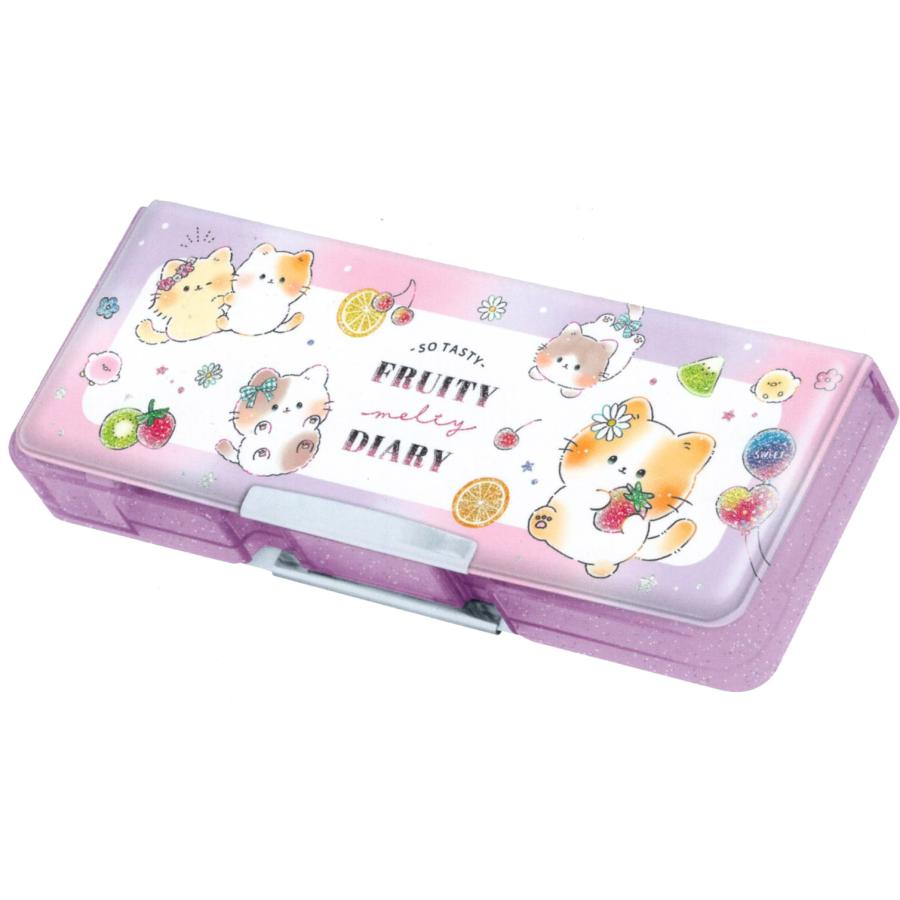 CRUX（クラックス） コンパクト両面開きペンケース 筆箱 フルーティー