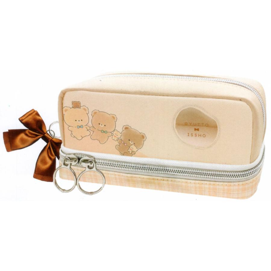 CRUX（クラックス） GYUTTO ISSHO ボトムルームペンケース てつなぎ