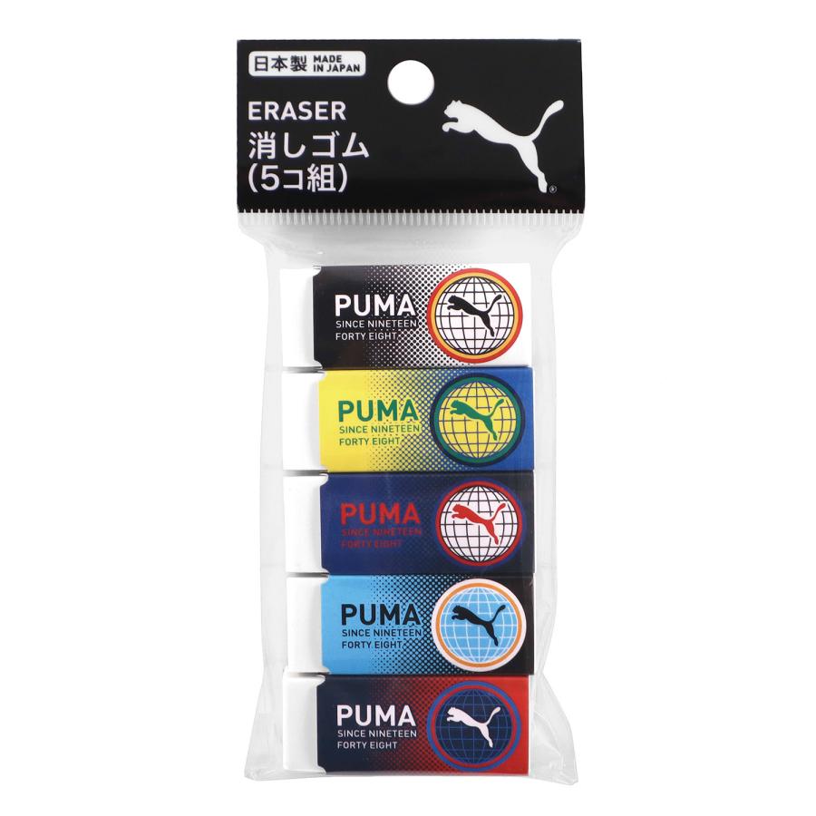専用　消しゴム　塗装品 クツワ PUMA 消しゴム（5コ組） PM395 : 玩具と文具 あさだ Yahoo!店