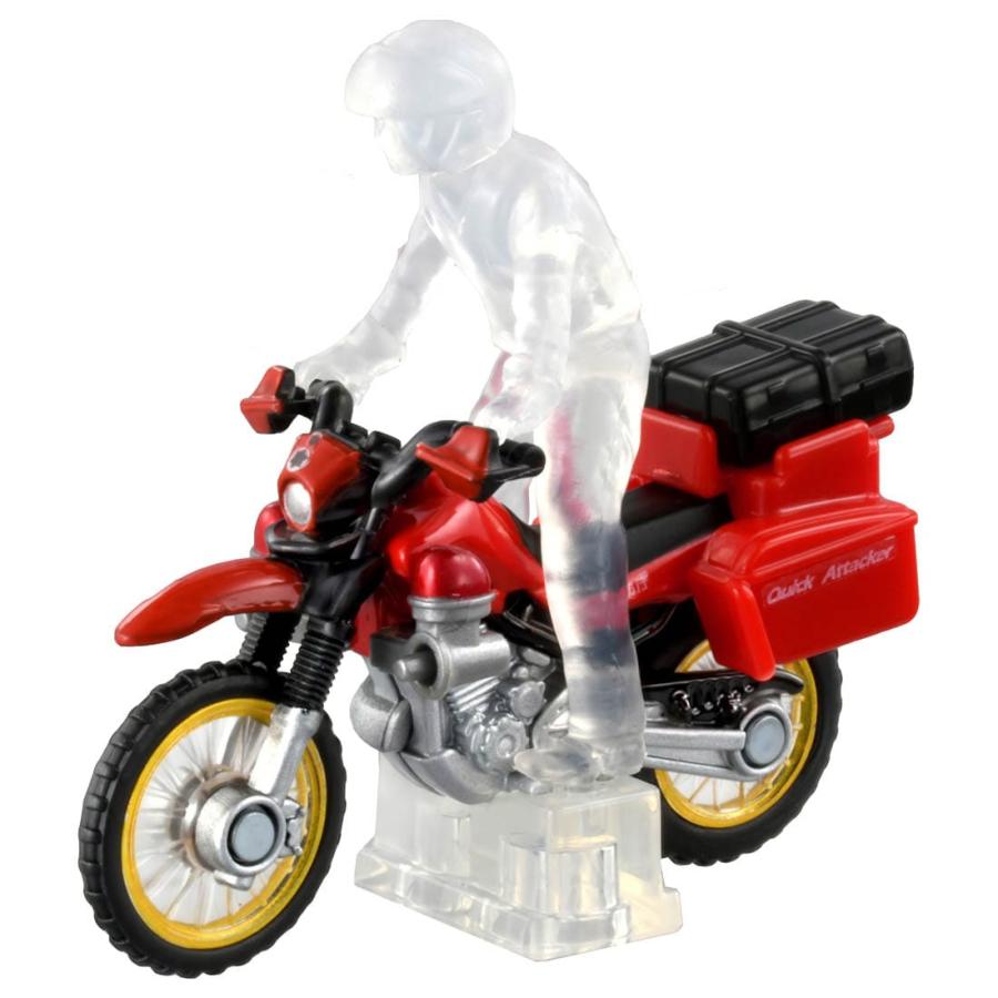 トミカ No.40 消防活動二輪車 クイックアタッカー 箱 : 玩具と文具