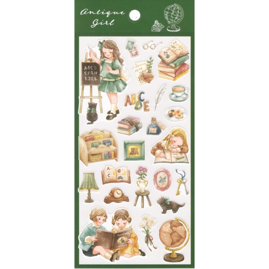 ♡アンティークヴィンテージキッズデスクデカールシールラシュトンベビーナーサリー ec-memento_st207