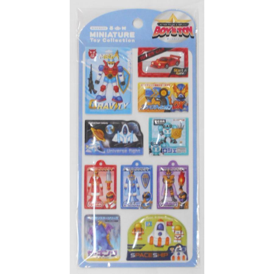 シール ミニチュアトイコレクション BOY'S TOY 82779 : 玩具と文具