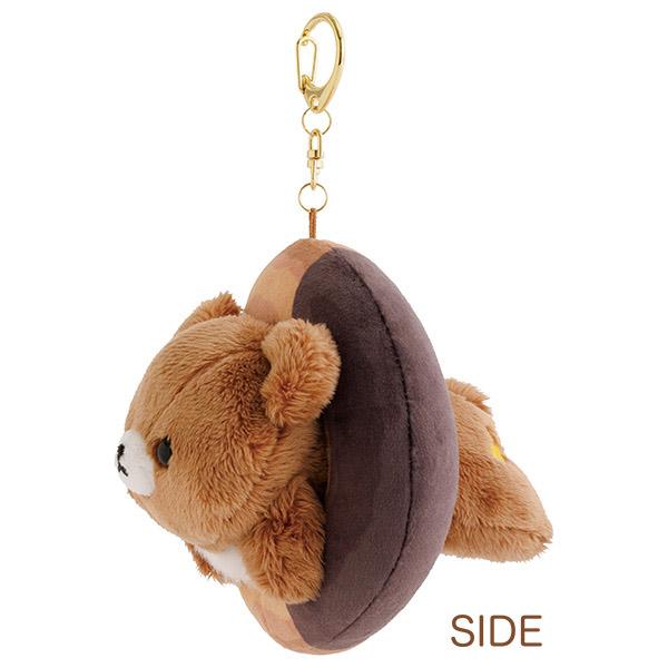 リラックマ×ミスタードーナツ　ぶらさげぬいぐるみ 　4点セット San-X リラックマ ぶらさげぬいぐるみ ミスタードーナツ