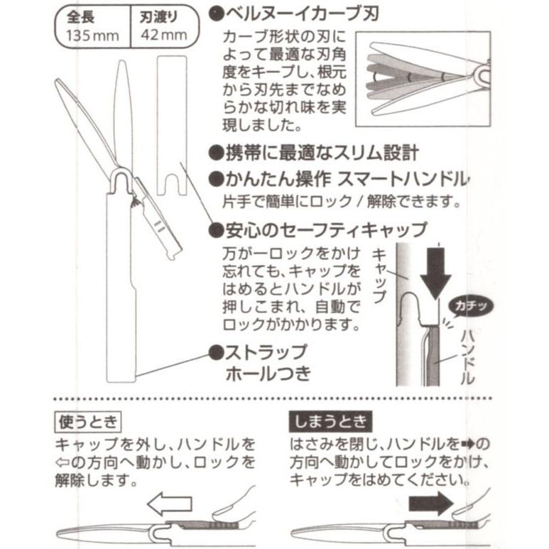 PLUS（プラス） ディズニー フィットカットカーブ携帯はさみ