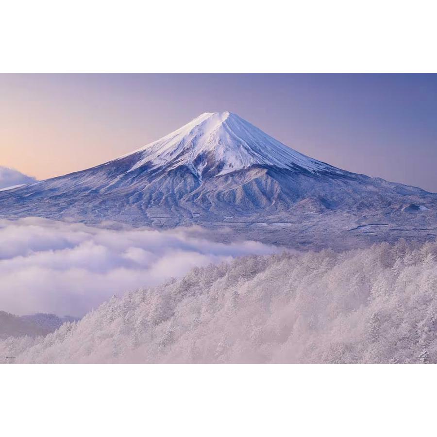やのまん ジグソーパズル 10-1453 雪景色の三ツ峠より望む富士山 山梨
