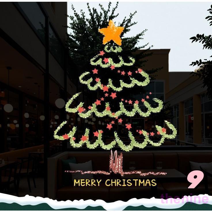 ウォールステッカー クリスマス おしゃれ クリスマスツリー かわいい