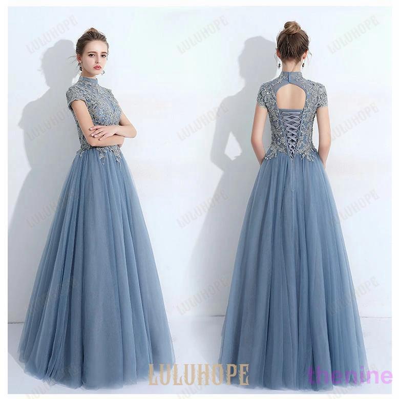 ロングドレス 演奏会 他と被らない 袖付き ロングドレス 演奏会用ドレス ハイネック ドレス 大人 ピアノ 発表会 ブルー ワインレッド ワンピース ロングドレス 演奏会 他と被らない 袖付き 演奏会用ドレス ハイネック