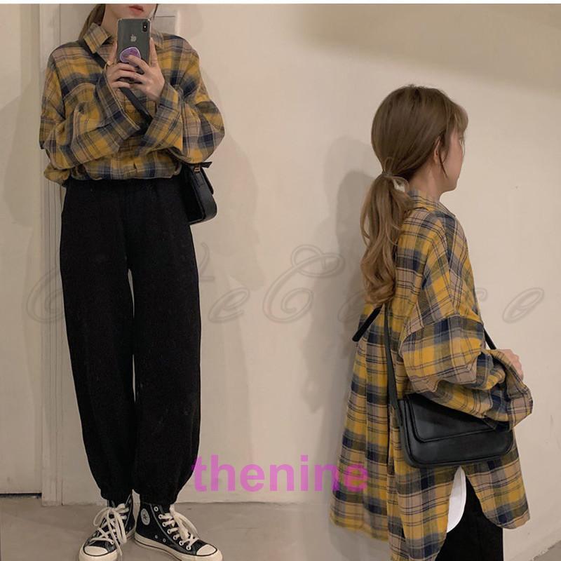 チェック柄シャツ レディース 長袖 大きいサイズ ゆったり トップス 