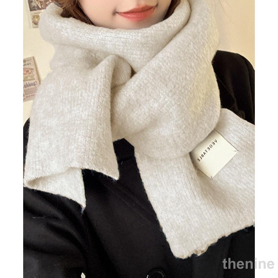 ニットマフラーカシミア風ネックウォーマー : Thenine - 通販 - Yahoo