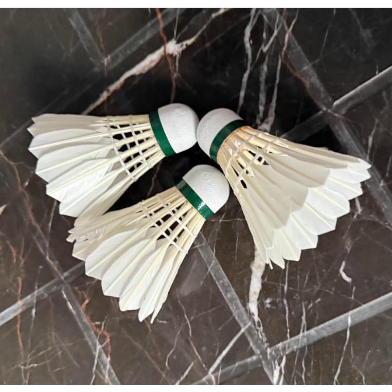 お得に試せる練習用バドミントン シャトル 天然グースフェザー