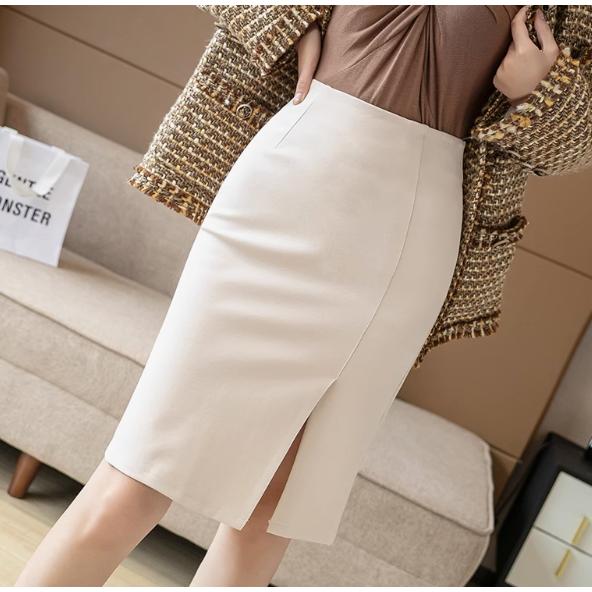 スカート ロング 春夏 タイトスカート 黒スリットスカート