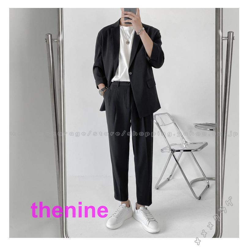 セットアップ メンズ かっこいい 夏 テーラードジャケット