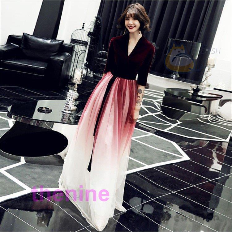 ロングドレス 演奏会 パーティードレス ドレス レディース 結婚