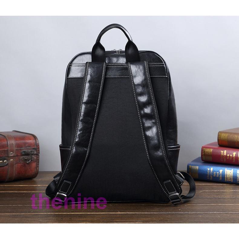☆新品☆ ヌメ革 ビジネスリュック 本革 デイバッグ メンズバッグ