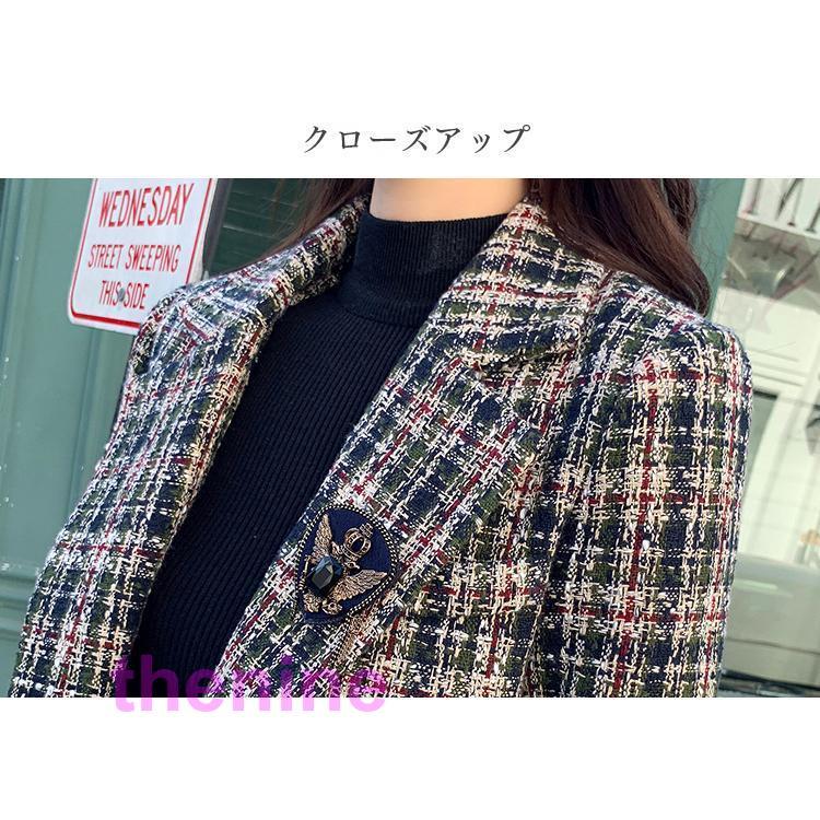 セットアップ レディース ブレザー 秋 冬 ショートパンツ チャック柄 ジャケット 卒業式 服 母 おしゃれ ママフォーマル 長袖 卒園式 入学式 通勤 OL 3点セット_9