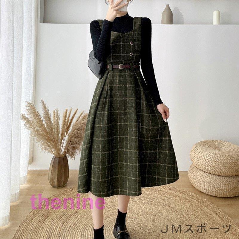 コンジェペイエ　ミリタリーキャミワンピース　ジャンパースカート ジャンパースカート 秋冬 サロペット ジャンスカ キャミ