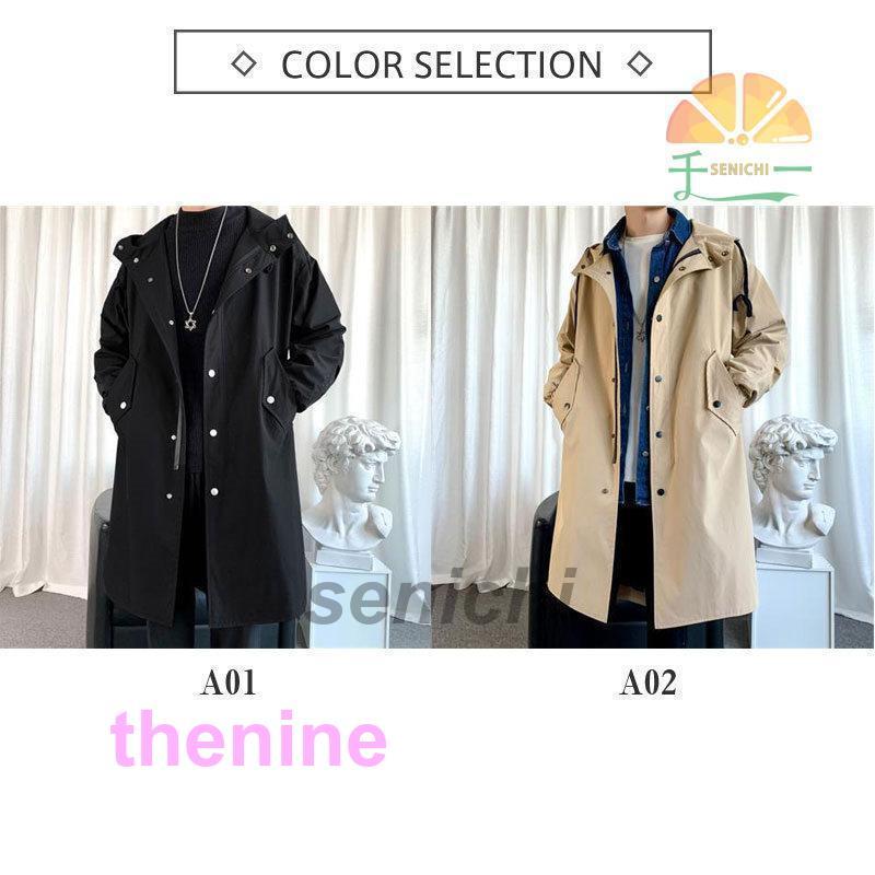 トレンチコート メンズ スプリングコート ス かっこいい