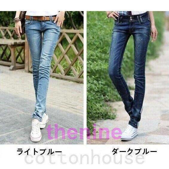 スキニーパンツ レディース デニム ストレッチ ジーンズ ジーパン