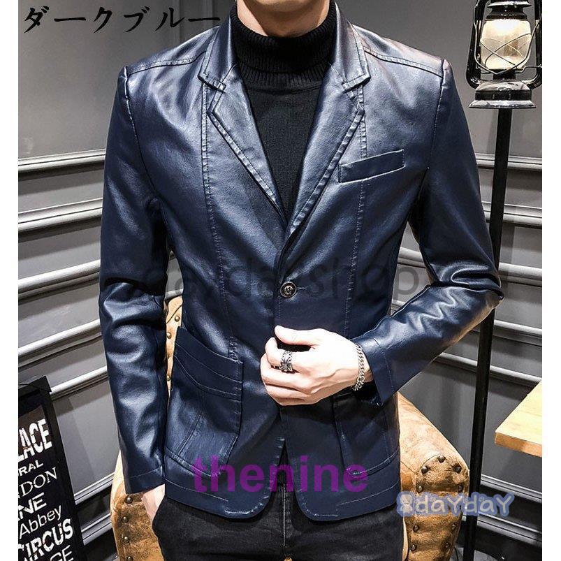 レザージャケット 春秋冬 ライダースジャケット メンズ バイク レザージャケット 春秋冬 ライダースジャケット メンズ バイク