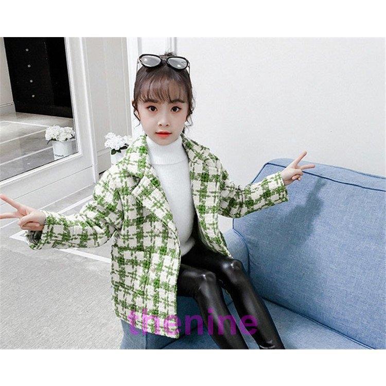 子供服 女の子 子供コート キッズ 秋冬 ラシャコート 厚手 アウター 折襟 トレンチコート スプリングコート 春コート ロングコート 暖かい 防寒 おしやれ 可愛いの画像