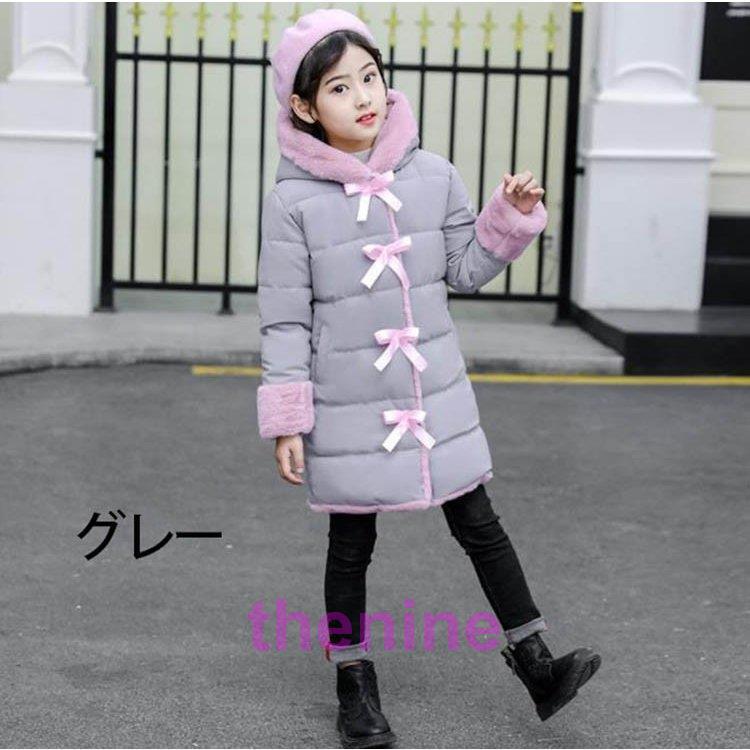 【新品・未使用】BienaBien　キルティング　ボア　ジャケット　90cm　韓国子供服　カーキ　ファー　コート　アウター 子供服コート 女の子 中綿ジャケット キルティング 韓国子供 裏ボア