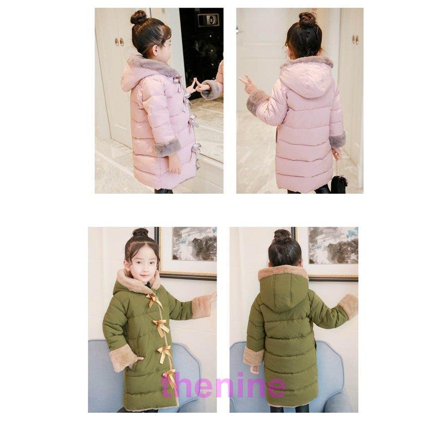 子供服コート 女の子 中綿ジャケット キルティング 韓国子供 裏ボア