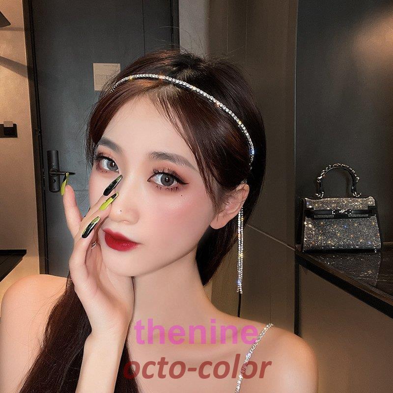 カチューシャ ヘアアクセサリー 華やか キラキラ パーティー お呼ばれ 高見え華やか キラキラ パーティー お呼ばれ 高見え シルバーお出かけ シンプル/[acr42]の画像