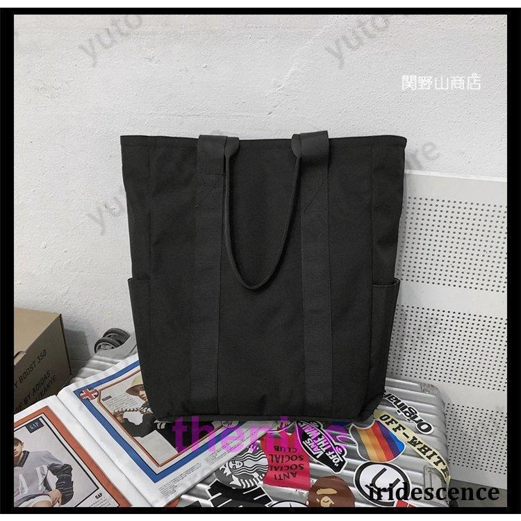 トートバッグ メンズ a4 縦長 ナイロンバッグ トート 大きめ ビジネス 通勤バッグ おしゃれ 大学生 軽い 男性 男子 鞄 カジュアル シンプル 旅行 スポーツの画像