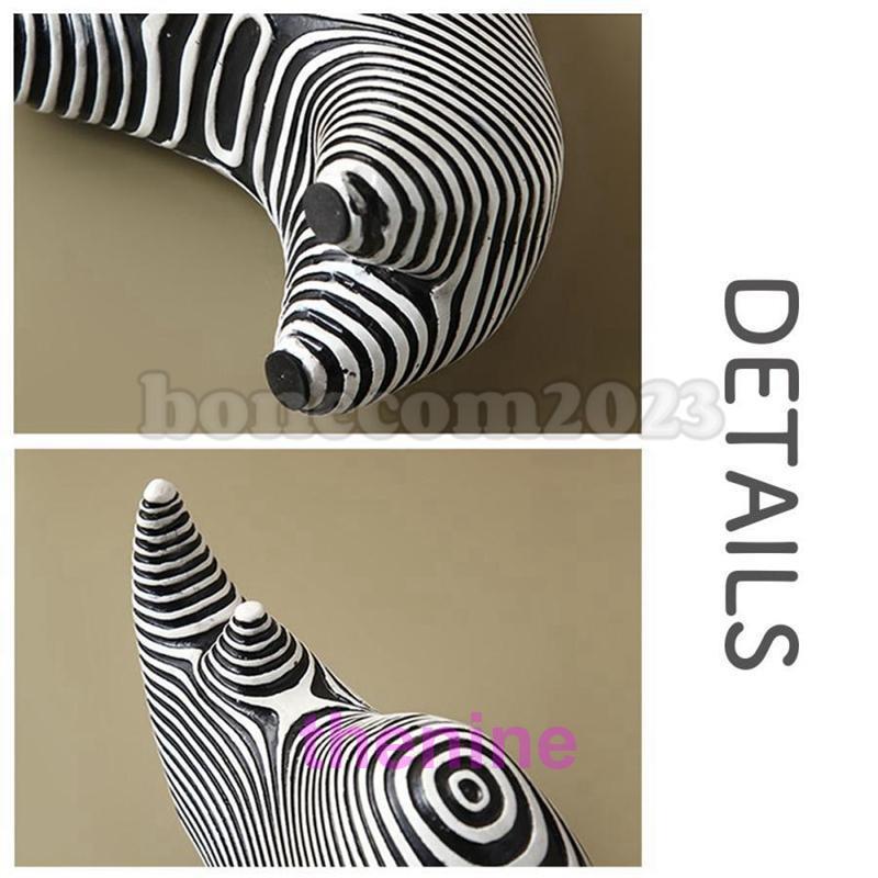 北欧 雑貨インテリア 置物 アニマル アート オブジェ シマウマ サイ