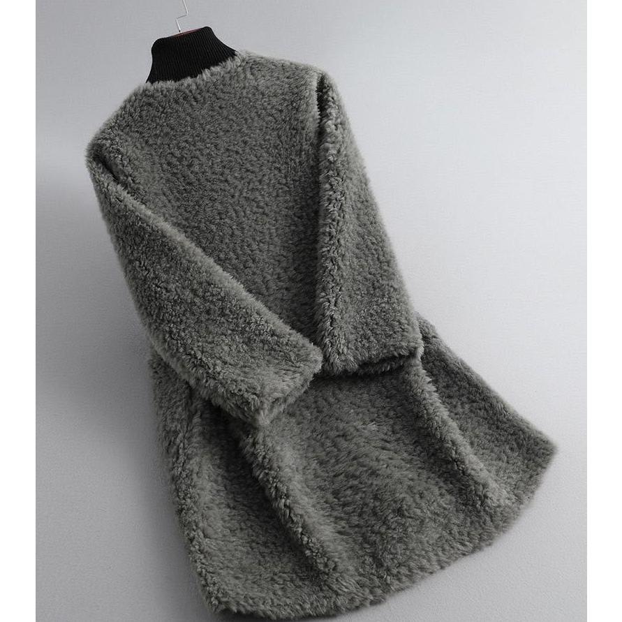 アウター コート レディース 秋 冬 羽織り 無地 ボア ノーカラー おしゃれ ゆったり カジュアル 前開き 防寒 韓国風 あったか ボア 20代 30代 40代 50代