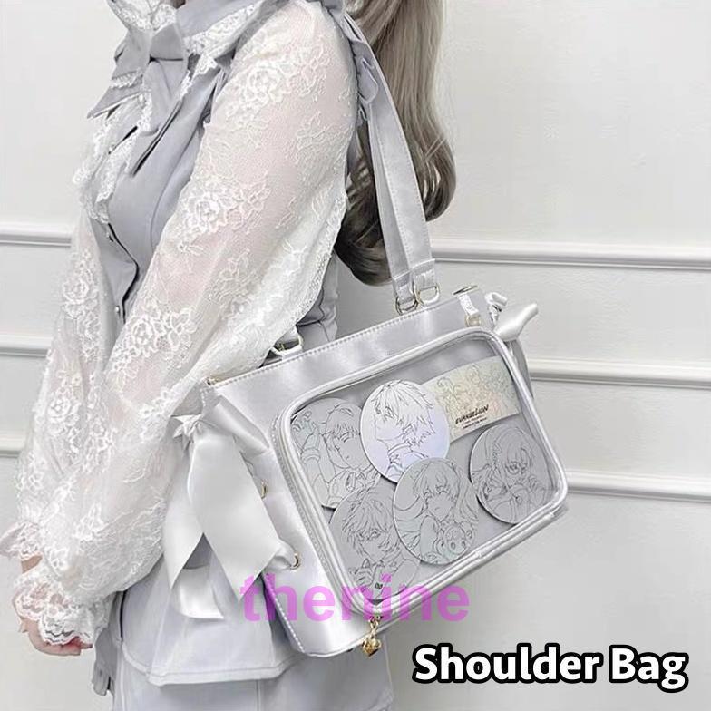 青バッグとピンクバッグ（以前購入されたバッグ1点もまとめて計3点でお送りします） pink trick トートバッグ ショルダーバッグ レディース 斜めがけ