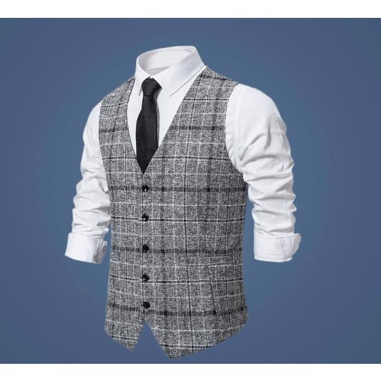 フレンチワーク ヴィンテージ ジレ ベスト 30s 40s 杢グレー ストライプ フレンチワーク ヴィンテージ ジレ ベスト 30s 40s 杢グレー