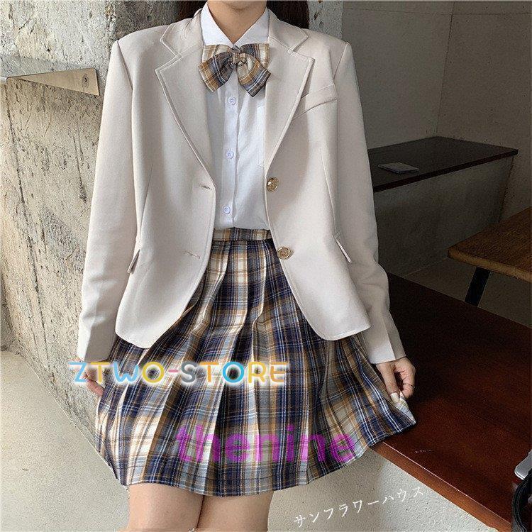 ラルフローレン　卒業式　入学式 ネイビー ブレザー上下 チェック柄スカート ラルフローレン 卒業式 入学式 ネイビー ブレザー上下 チェック