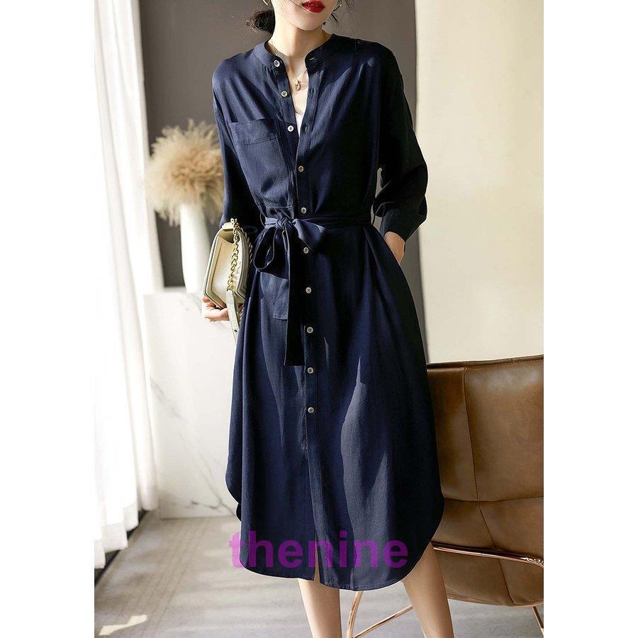 シャツワンピース レディース 40代 マキシワンピース 春夏新作