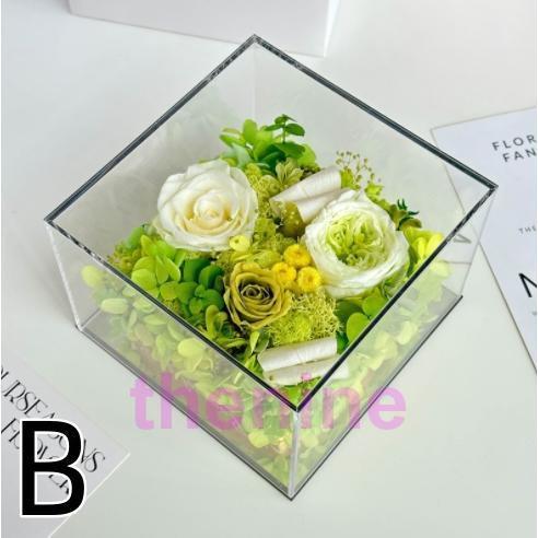 永生花 ソープフラワー ホワイトデー お返し 造花 ボックスフラワー クマ型 プレゼント ギフト薔薇  ボックス 母の日 結婚祝い 枯れない花_2