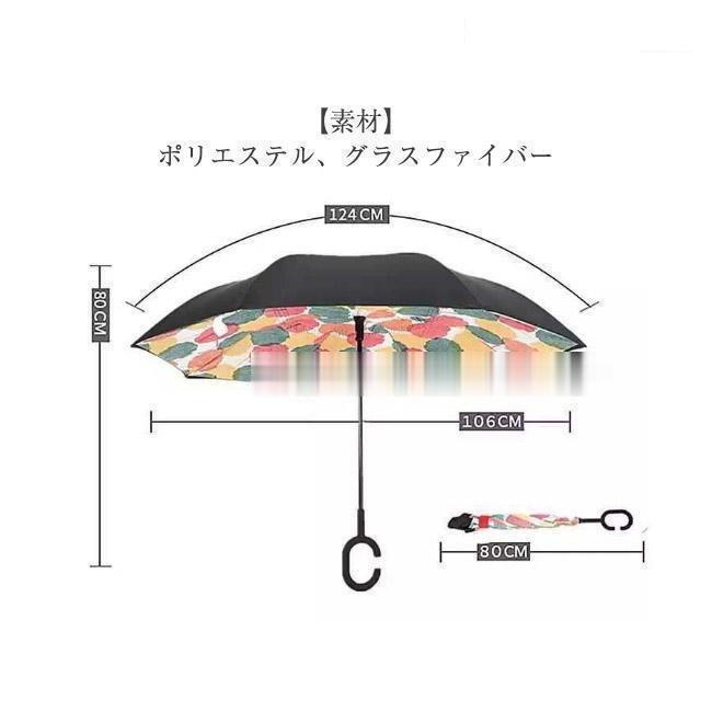 日傘 逆さ傘 長傘 レディース メンズ さかさ傘 傘 濡れない 晴雨 日傘 逆さ傘 長傘 レディース メンズ さかさ傘 傘 濡れない 晴雨
