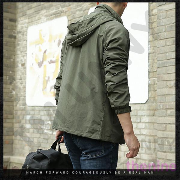 ナイロンジャケット メンズ 40代 ウィンドブレーカー ミリタリー