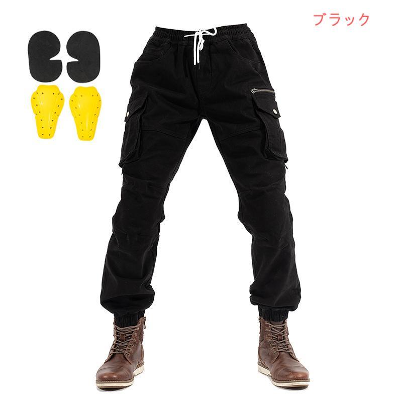 カーゴパンツ バイクパンツ メンズ レディース ウェストゴム カーゴパンツ バイクパンツ メンズ レディース ウェストゴム