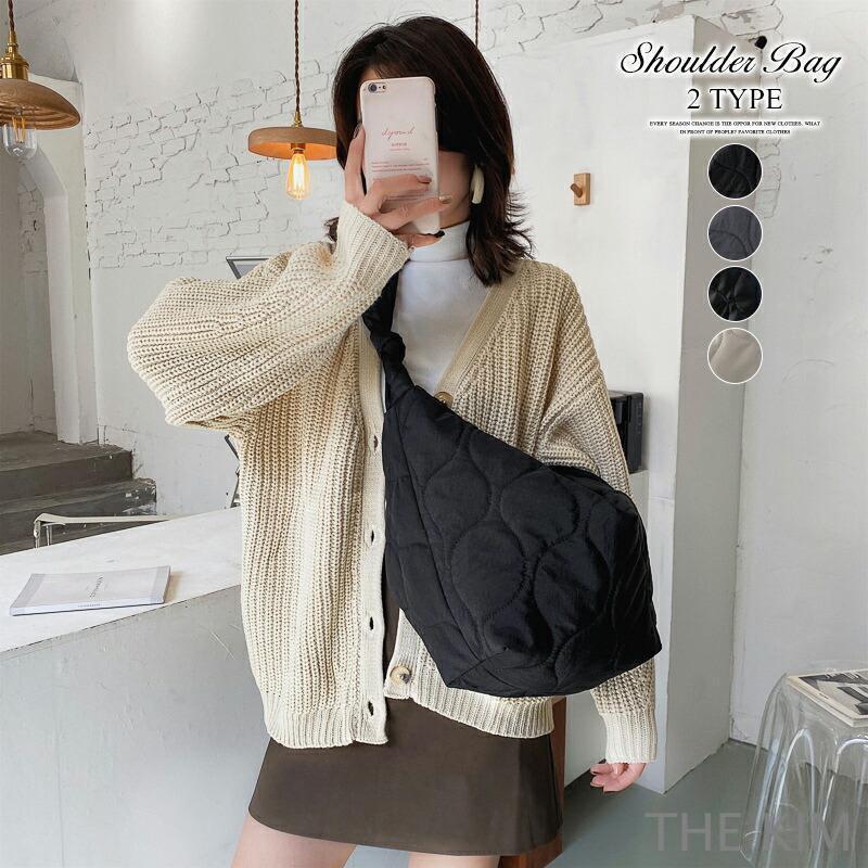 ショルダーバッグ レディース 斜めがけ 大人 軽量 大きめ キルティング