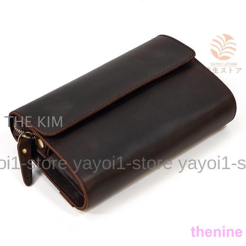 本革 セカンドバッグ 高級本革 セカンドカバン ビジネス財布 2室 蓋付き 本革 メンズ セカンドバッグ ビンテージ 経年変化 厚手牛革 本革 セカンドバッグ 高級本革 セカンドカバン ビジネス財布 2室 蓋