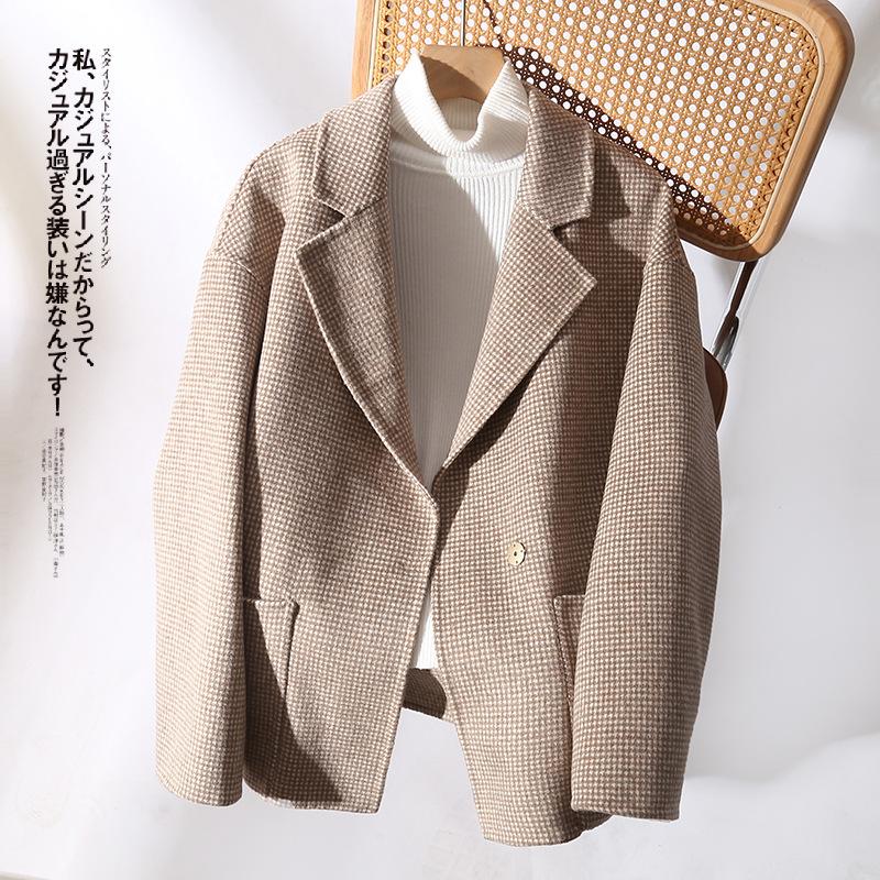 チェスターコート レディース 洋服 カシミヤ アルパカ? アウター