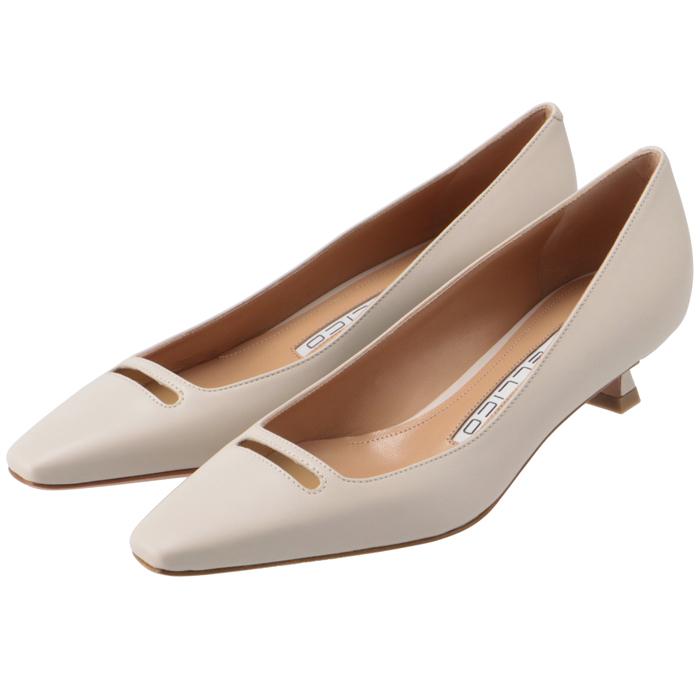 PELLICO VENEREアネッリソレッラスムース パンプス PELLICO アネッリソレッラ スムース パンプス 6.5cm ASH WHITE