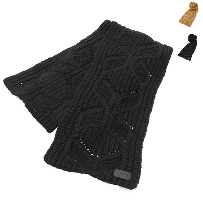 UGG マフラー W CABLE SCARF 185cm ケーブル編み ニットマフラー