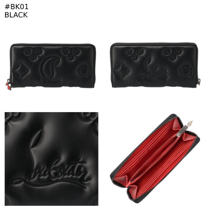 CHRISTIAN LOUBOUTIN 長財布 PANETTONE マルチメタル スパイク  