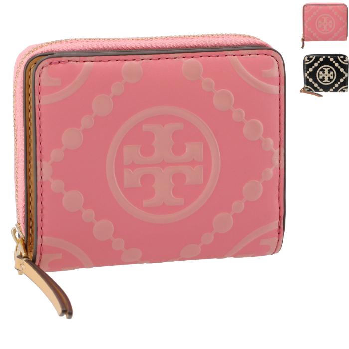 トリーバーチ TORY BURCH 財布 二つ折り Tモノグラム コントラスト 