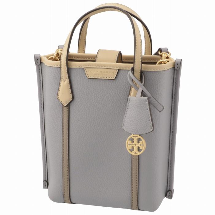 Tory Burch トリーバーチ ペリーミニ 152241 ショルダーバッグ
 カーフ BAY GRAY レディース【中古】【473】 TORY BURCH（トリーバーチ） 【並行輸入品】 ショルダーバッグ PERRY